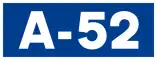 Autovía A-52 shield}}