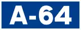 Autovía A-64 shield}}