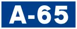 Autovía A-65 shield}}