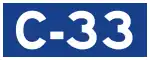 Autopista C-33 shield}}