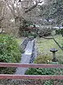 An Eagle Creek tributary in a lane off Augusta Ave