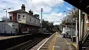 The station looking towards Reading from the London bound platform