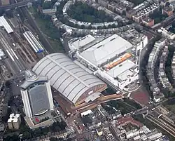 The West London & District lines passing under Earls Court