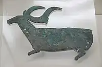 Bronze deer, Upper Xiajiadian culture.