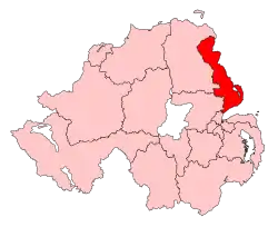 A medium-sized constituency, located in the East of the country.