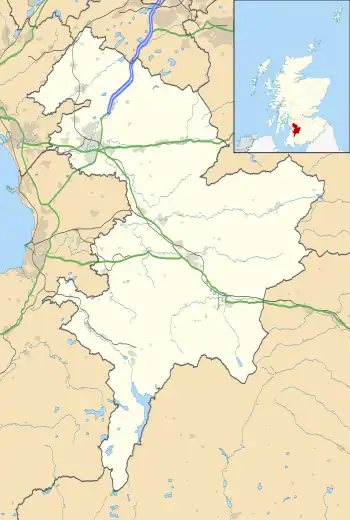 Darvel transmitting station is located in East Ayrshire