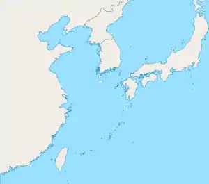 HUN is located in East China Sea