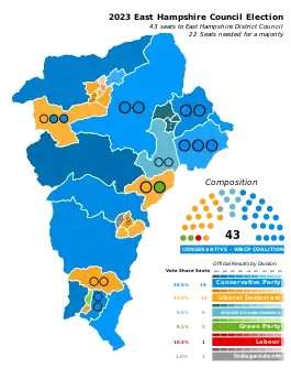 2023 results map