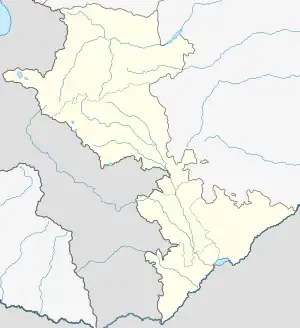 Əfəndilər is located in East Zangezur Economic Region