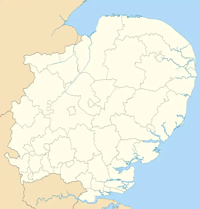 2015–16 Isthmian League is located in East of England