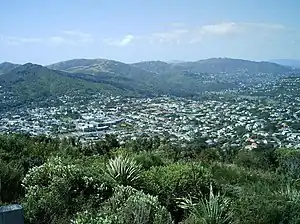 City-end Karori from Wrights Hill summit