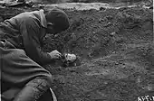 Excavation of the head of Ebih-Il (22 January 1934)