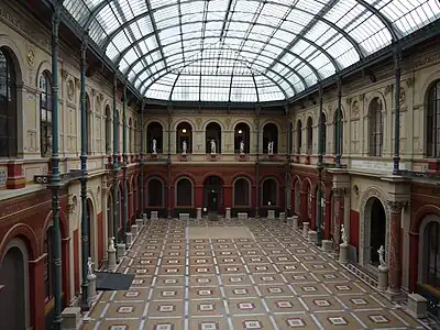 Courtyard of the École des Beaux-Arts (1832–1870) by Félix Duban