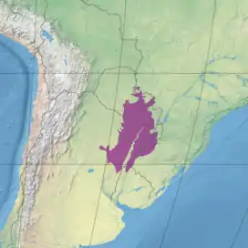 Ecoregion territory (in purple)