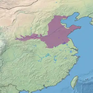 Ecoregion territory (in purple)