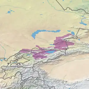 Ecoregion territory (in purple)