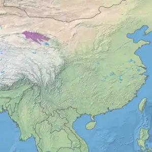 Ecoregion territory (in purple)