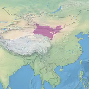 Ecoregion territory (in purple)