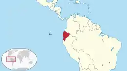 Location Ecuador