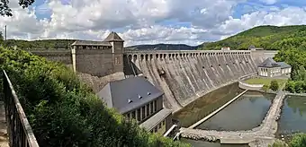 Edersee Dam, Edertal, Hesse, Germany