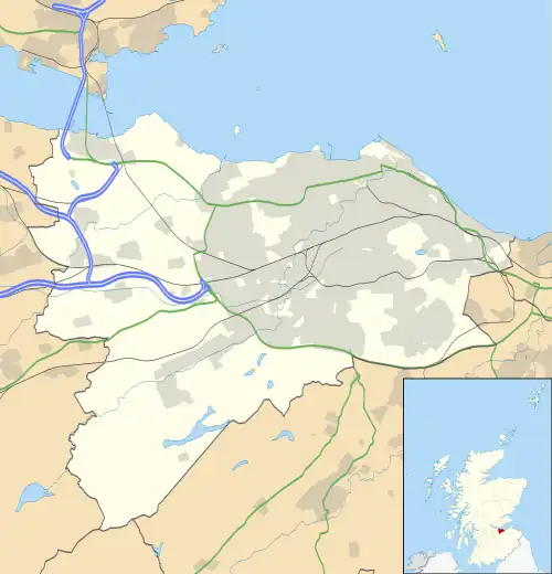 Holyrood Park is located in the City of Edinburgh council area