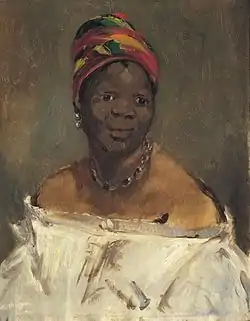 Portrait of Laure painted by Édouard Manet