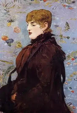 Autumn, Portrait Of Méry Laurent in a Brown Fur Cape, 1881