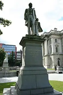 Statue of Edward James Harland, founder of Harland and Wolff