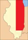 Edwards County, when it was created in 1815 from Gallatin and Madison Counties, extended north to Lake Michigan.