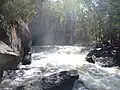 Egan Chute, the highest waterfall in the park.