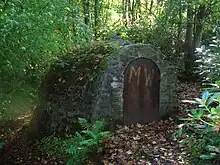 The ice house entrance.