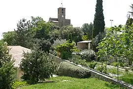 The church in Mérindol-les-Oliviers