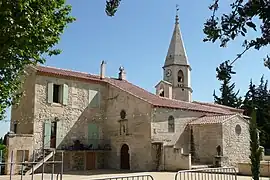 The church in Saint-Pierre-de-Mézoargues