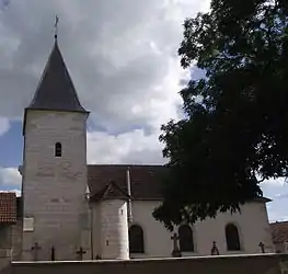 The church in Burey-la-Côte