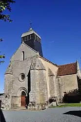 The church in Châtelus-Malvaleix