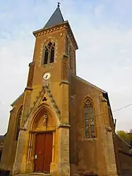 The church in Champey-sur-Moselle