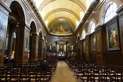 The nave, facing the choir