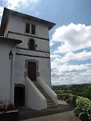 The church of Saint Sébastien, in Jatxou