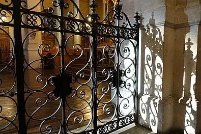 Wrought-iron grill