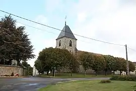 The church in La Villeneuve-lès-Charleville