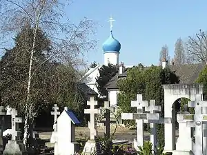 Sainte-Geneviève-des-Bois Russian Cemetery, the resting place of many eminent Russian émigrés