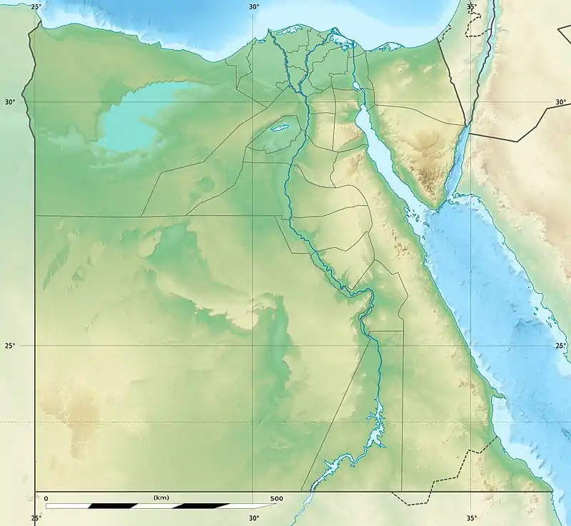 Dendera is located in Egypt