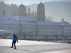 Start at Einsiedeln Abbey