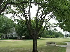 Grounds as seen from approach to place of meditation