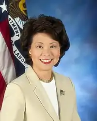 Elaine ChaoSecretary of Labor(announced January 11, 2001)