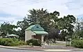 Memorial bus shelter