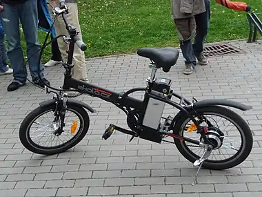 A folding e-bike