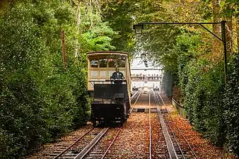 Elevador do Bom Jesus in Braga (Portugal), oldest still operating facility in the world