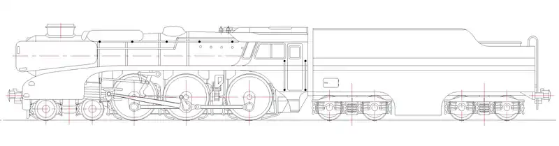 5AT Locomotive Outline