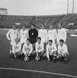 Czechoslovak national football team (1966)in the interwar period the Czechoslovak football team was dominated by Czechs; its greatest success of the time, final of the 1934 World Cup, was played by a team composed of 10 Czechs and 1 Slovak. In the post-war era the Slovaks were gradually getting overrepresented in proportion to the entire population. In case of another great success, final of the 1962 World Cup, it was played by a team composed of 7 Czechs and 4 Slovaks. The 1976 final of the European Championship was played by a team composed of 4 Czechs and 7 Slovaks